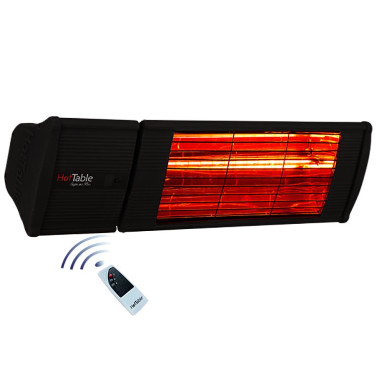 Hottable SUPREME2000 PLUS Duvar Tipi İnfrared Isıtıcı 2000 (U.kumandalı 5 kademe Isı ayarı - 7000 Saat Lamba Ömrü)
