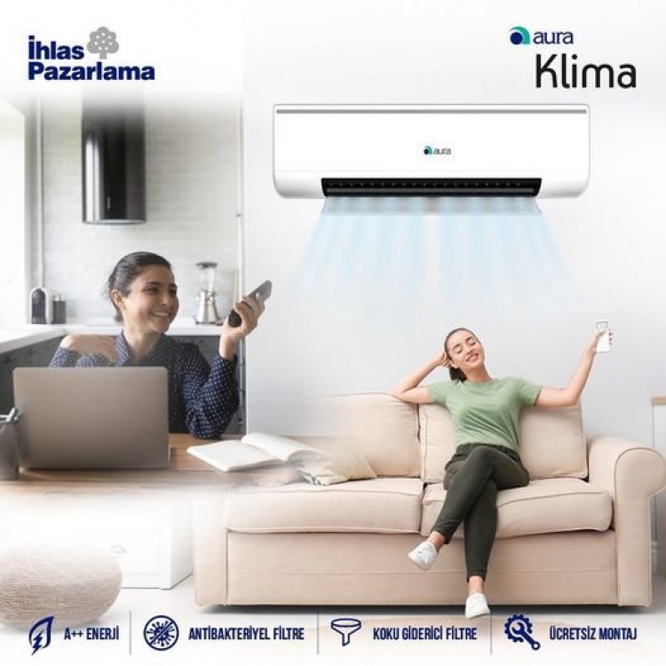 İhlas Aura 18000 BTU A++ Duvar Tipi R32 Inverter Klima