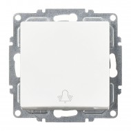 Günsan Visage Beyaz Klipsli Zil Butonu - 10AX 250V