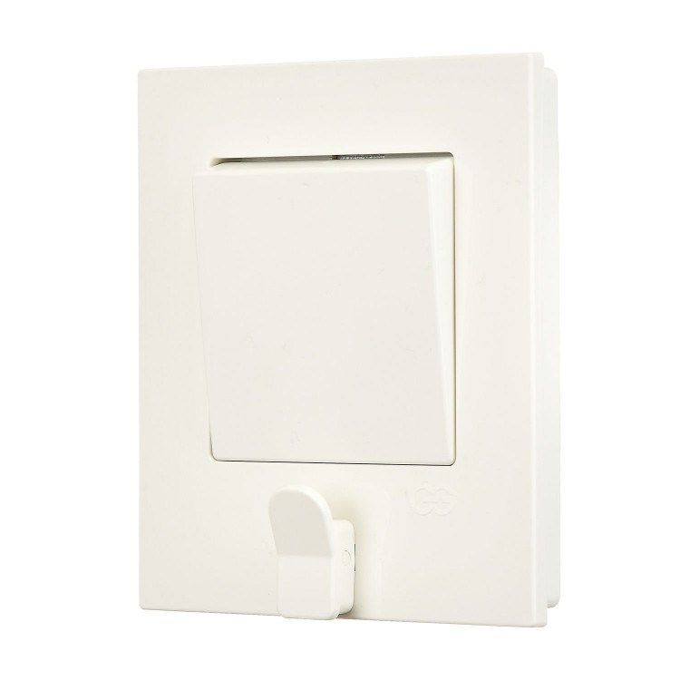 Günsan Eqona Fildişi Beyazı Vidalı Pratik Anahtarlık Anahtar